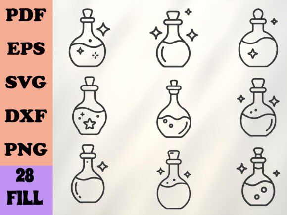 Download Witches Bottle SVG,Mystical Svg Bundle - Mystical svg bundle Collection