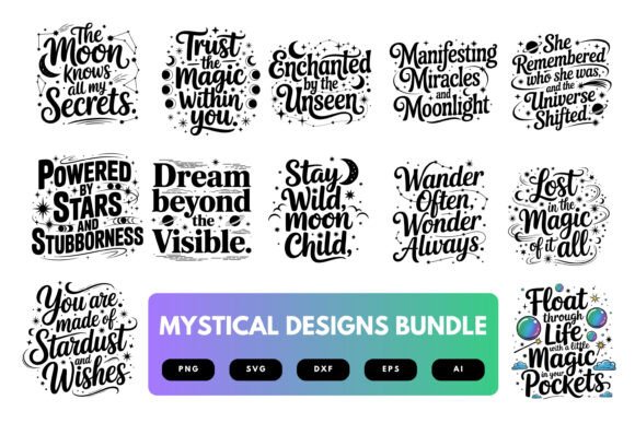 Download Mystical SVG Bundle - Mystical svg bundle Collection
